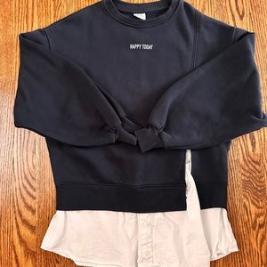 New Without Tags Zara Girls Sweatshirt
